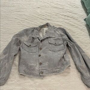 Women's Tie-Dye Denim Jacket